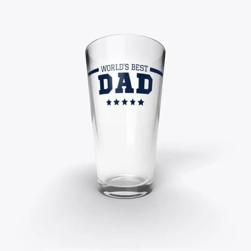 Worlds Best Dad Pint Glass